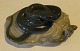 Royal Copenhagen Art Nouveau Paperweight with Snake and Frog