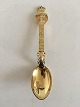Anton Michelsen Commemorative Spoon In Gilded Sterling Silver from 1915