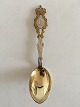 Anton Michelsen Commemorative Spoon In Gilded Sterling Silver from 1898
