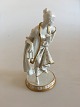 Bing & Grøndahl Figurine Lady with slippers on a base by Hans Tegner & Jens 
Jacob Bregno No 8035