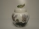 Royal Copenhagen Art Nouveau Vase with lid Grasshopper No 254/254