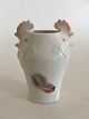 Bing & Grondahl Art nouveau Vase with Cock/rooster heads No 3663/1034