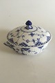 Royal Copenhagen Blue Fluted Half Lace Round Tureen with Lid No 658