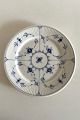 Royal Copenhagen Blue Fluted Plain Luncheon Plate No 329