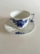 Royal Copenhagen Blue Flower Angular Large Cup with Saucer No 8501