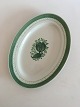Royal Copenhagen Green Tranquebar Oval Serving Platter