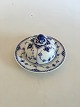 Royal Copenhagen Blue Fluted Half Lace Caviar Bowl with Lid and Tray No 502