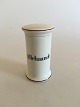 Bing and Grondahl Spice Jar - Allehaande /All Spice No. 497 from the Apothecary 
Collection