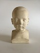 Royal Copenhagen Bust of Childs Head by Utzon Frank