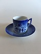 Royal Copenhagen Christmas Cup and Saucer 1989.
