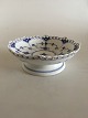 Royal Copenhagen Blue Fluted Full Lace Cake Bowl on Foot No 1023