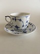 Royal Copenhagen Blue Fluted Plain Large Cup / Morning Cup and Saucer No 78