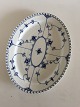 Royal Copenhagen Blue Fluted Full Lace Oval Serving Tray No 1148