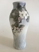 Royal Copenhagen Unique Vase with Flower and Branch Motif from 1914 by J.M. 
Lorenz