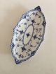 Royal Copenhagen Blue Fluted Half Laced Oval Asiet no. 613