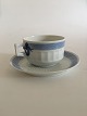 Royal Copenhagen Blue Fan Teacup with Saucer No. 11554