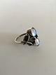 Georg Jensen Sterling Silver Ring No 48 with Moon Stones.