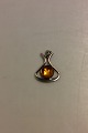 Niels Erik From Sterling Silver pendant with amber
