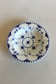 Early Royal Copenhagen Blue Fluted Full Lace Deep Plate with pierced border No 
1/1078