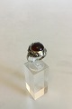 Georg Jensen Sterling Silver Ring with Ambercolored Stone No 11A