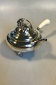 Georg Jensen Sterling Silver Blossom Tea Pot with Ivory Handle No. 2D