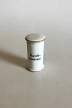 Bing & Grondahl Kardemomme (Cardamoms) Spice Jar No 497 from the Apothecary 
Collection