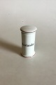Bing & Grondahl Koriander (Coriander) Spice Jar No 497 from the Apothecary 
Collection