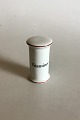 Bing & Grondahl Vitaminer (Vitamins) Spice Jar No 497 from the Apothecary 
Collection