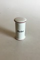 Bing & Grondahl Muskat (Nutmeg) Spice Jar No 497 from the Apothecary Collection