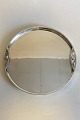 Georg Jensen Sterling Silver Round Serving Tray with handles No 483