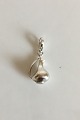 Georg Jensen Sterling Silver Charm formed as "The Pregnant Duck" by Henning 
Koppel
