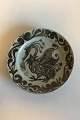Royal Copenhagen Opus Scholasticum Plate with decoration of Dragon in Brown 
colors No 869