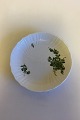 Royal Copenhagen Green Flower Curved Salad Plate No 1645