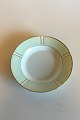 Bing & Grondahl Service with green decoration with gold on form 507(Herregaard) 
Dessert Plate No 23