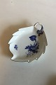 Royal Copenhagen Blue Flower with Gold Leafshaped Cake Dish No 1599