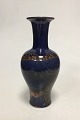Bing & Grondahl Stoneware Crystalline vase by Engineer H. Busch Jensen No 393
