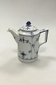 Royal Copenhagen Blue Fluted Pitcher with Lid No 370