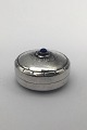 Georg Jensen Sterling Silver Pill Box No. 79 D (Lapis Lazuli)