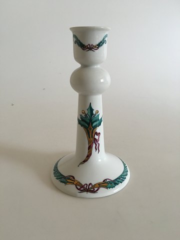 Royal Copenhagen Jingle Bells Candlestick