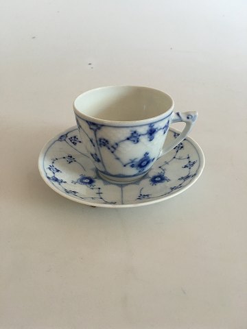 Bing & Grondahl Blue Fluted Coffee Cup and saucer No 102