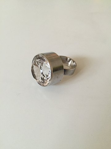 N.E.From Sterling Silver Ring with large stone