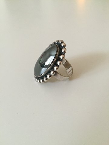 N.E. From Ring in Sterling Silver with Stone