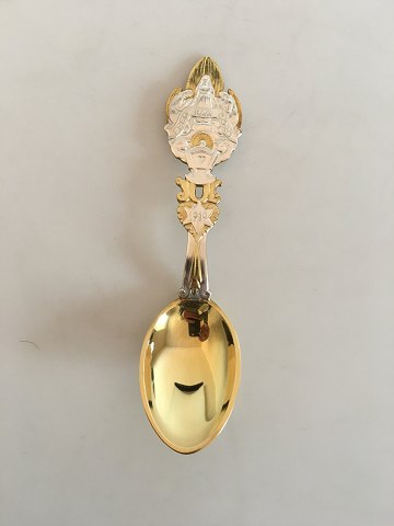A. Michelsen Christmas Spoon 1919 Gilded Sterling Silver
