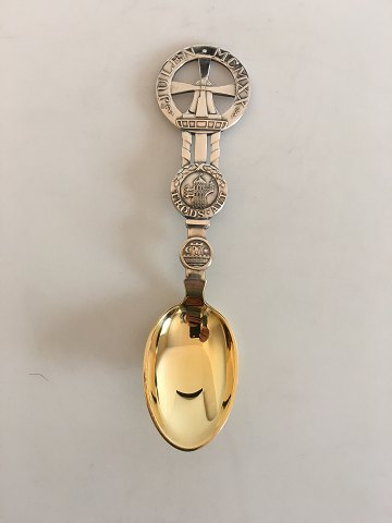 A. Michelsen Christmas Spoon 1920 Gilded Sterling Silver
