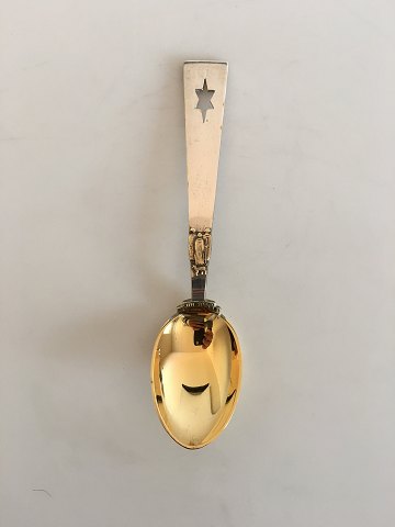 A. Michelsen Christmas Spoon 1940 Gilded Sterling Silver