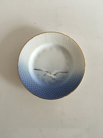 Bing and Grondahl Seagull with Gold Cake Plate No. 28A / 306