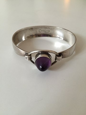 N.E. From Bracelet in Sterling Silver with Amethyst