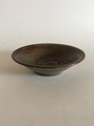 Early Bing and Grondahl Stoneware Bowl with wild cat motif No D330