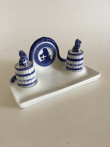 Royal Copenhagen Art Nouveau Inkwell set Aalborg Portland