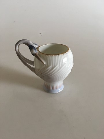 Bing & Grondahl Heron Pattern Coffee Cup with gold